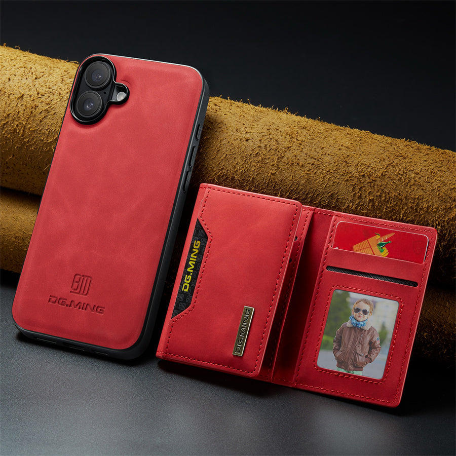 LUXURY RETRO LEATHER WALLET IPHONE CASE | MULTIFUNCTIONAL DESIGN WITH CARD HOLDER & MAGNETIC FLIP | DURABLE SHOCK-RESISTANT BUILD FOR ULTIMATE PROTECTION & ELEGANCE
