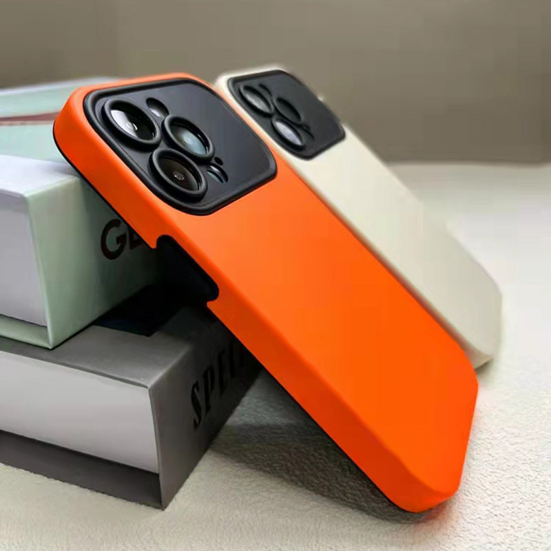MINIMALISTIC PREMIUM APPLE IPHONE CASE | SLEEK DESIGN WITH HIGH-IMPACT PROTECTION | ULTRA-LIGHTWEIGHT STYLISH ANTI-FINGERPRINT AND ANTI-SCRATCH 360° SHOCKPROOF | WITH CAMERA LENS PROTECTOR