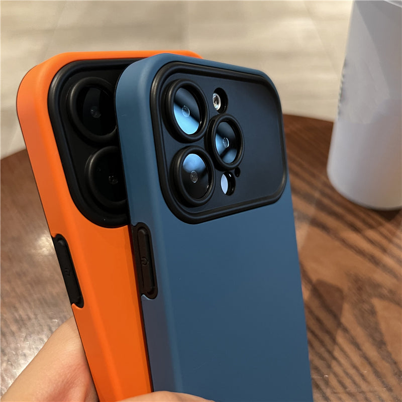 MINIMALISTIC PREMIUM APPLE IPHONE CASE | SLEEK DESIGN WITH HIGH-IMPACT PROTECTION | ULTRA-LIGHTWEIGHT STYLISH ANTI-FINGERPRINT AND ANTI-SCRATCH 360° SHOCKPROOF | WITH CAMERA LENS PROTECTOR