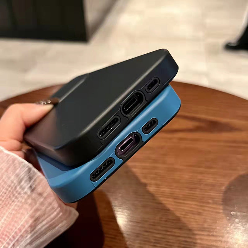 MINIMALISTIC PREMIUM APPLE IPHONE CASE | SLEEK DESIGN WITH HIGH-IMPACT PROTECTION | ULTRA-LIGHTWEIGHT STYLISH ANTI-FINGERPRINT AND ANTI-SCRATCH 360° SHOCKPROOF | WITH CAMERA LENS PROTECTOR