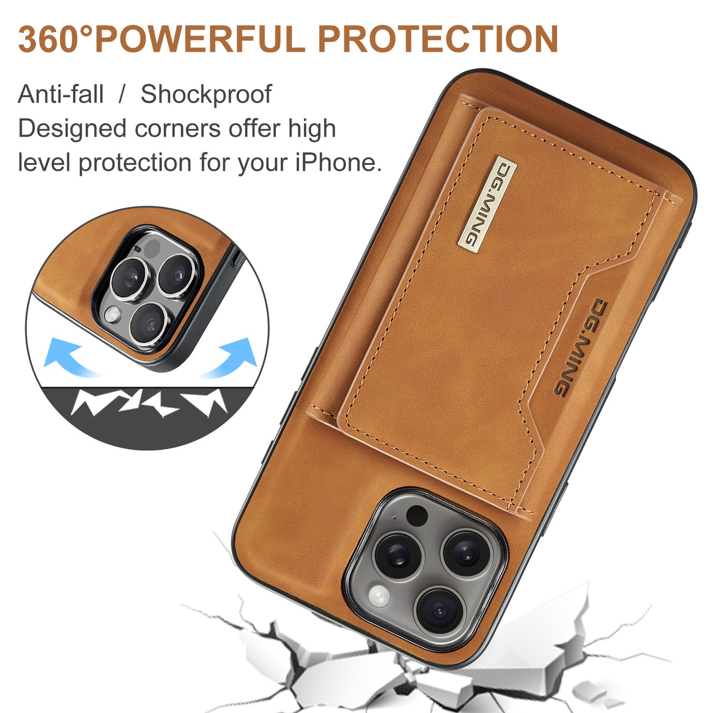 LUXURY RETRO LEATHER WALLET IPHONE CASE | MULTIFUNCTIONAL DESIGN WITH CARD HOLDER & MAGNETIC FLIP | DURABLE SHOCK-RESISTANT BUILD FOR ULTIMATE PROTECTION & ELEGANCE