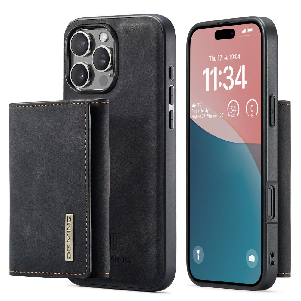 LUXURY RETRO LEATHER WALLET IPHONE CASE | MULTIFUNCTIONAL DESIGN WITH CARD HOLDER & MAGNETIC FLIP | DURABLE SHOCK-RESISTANT BUILD FOR ULTIMATE PROTECTION & ELEGANCE
