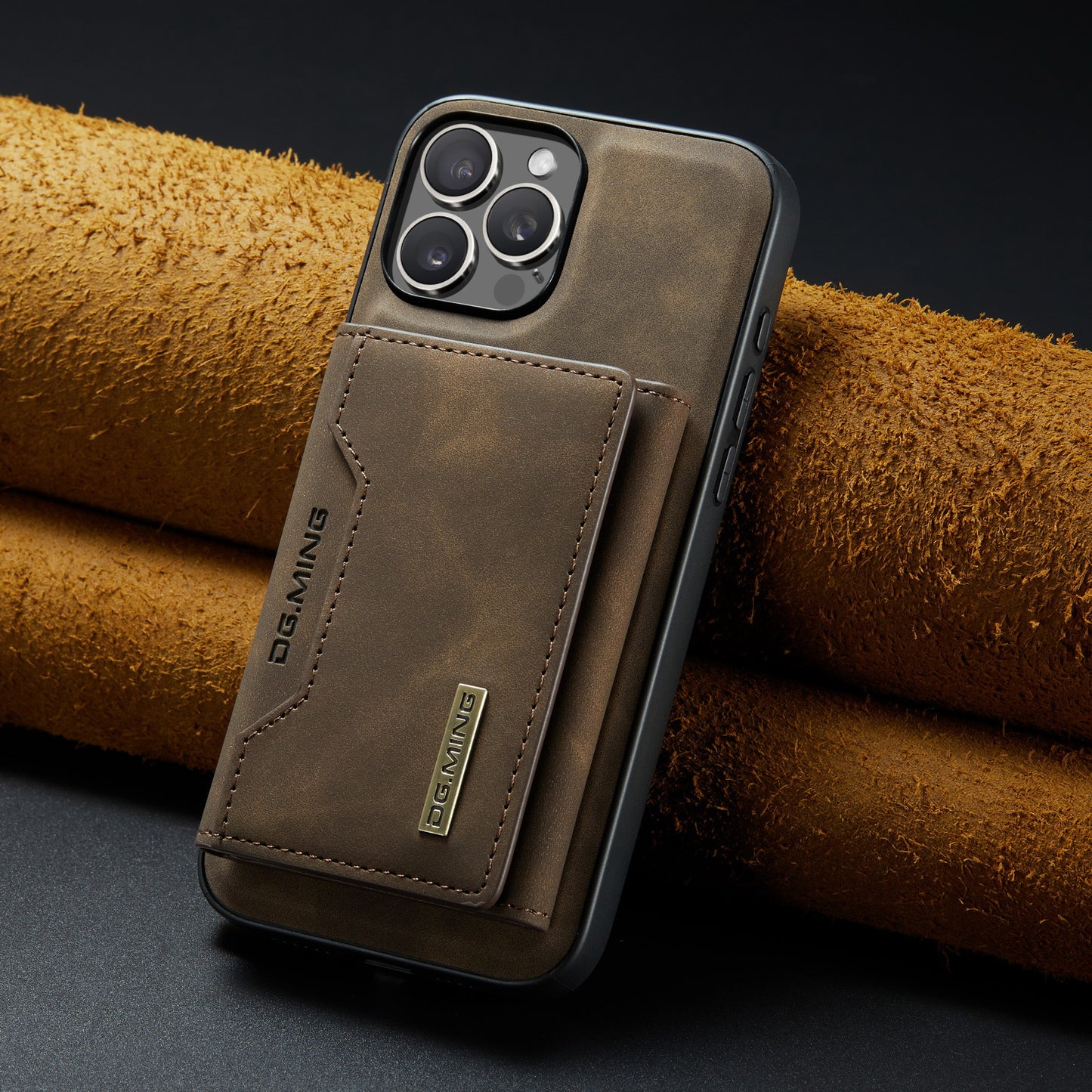 LUXURY RETRO LEATHER WALLET IPHONE CASE | MULTIFUNCTIONAL DESIGN WITH CARD HOLDER & MAGNETIC FLIP | DURABLE SHOCK-RESISTANT BUILD FOR ULTIMATE PROTECTION & ELEGANCE