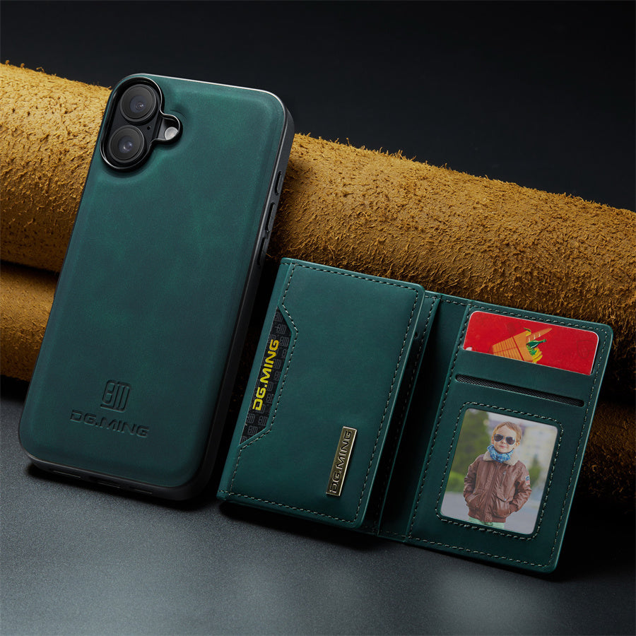 LUXURY RETRO LEATHER WALLET IPHONE CASE | MULTIFUNCTIONAL DESIGN WITH CARD HOLDER & MAGNETIC FLIP | DURABLE SHOCK-RESISTANT BUILD FOR ULTIMATE PROTECTION & ELEGANCE