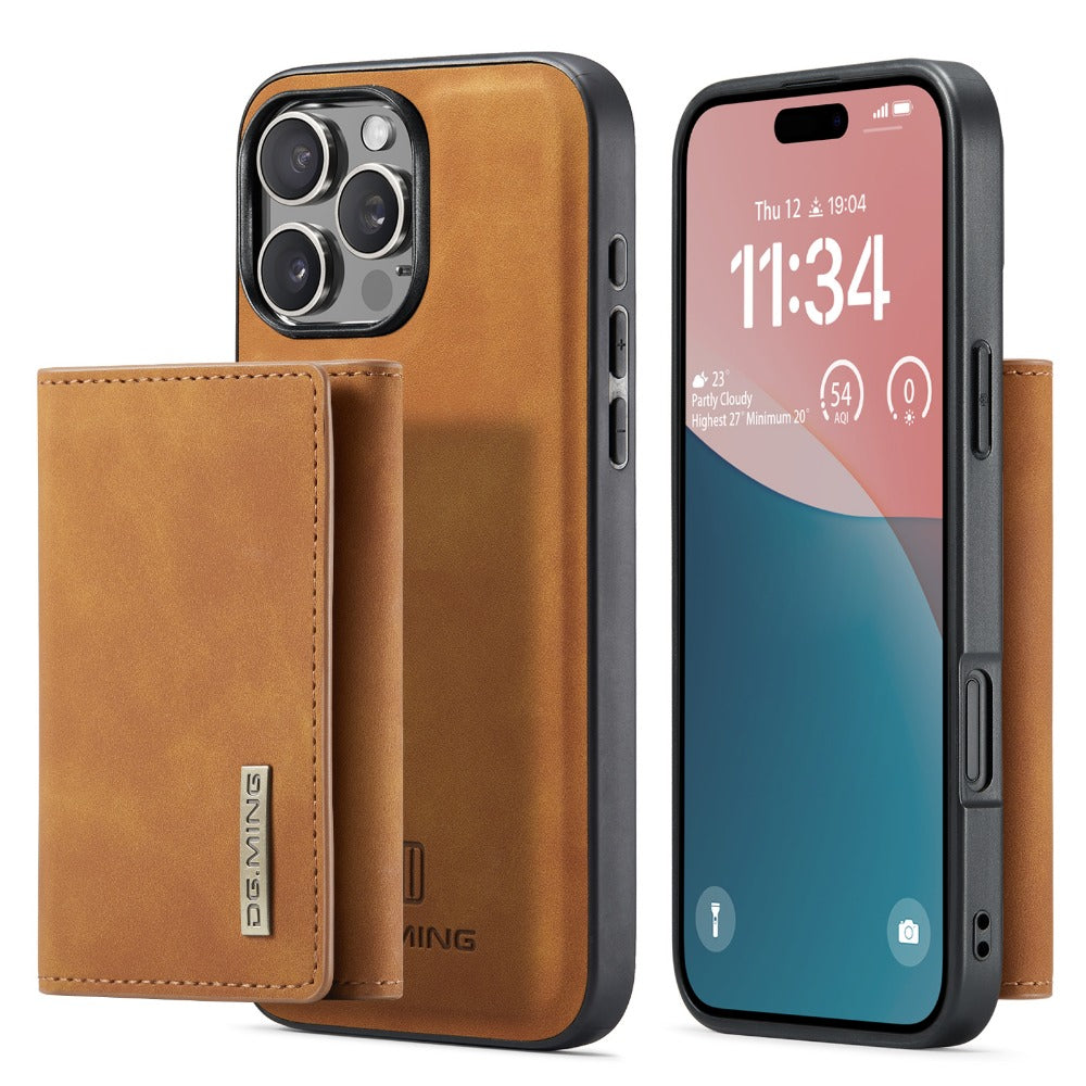 LUXURY RETRO LEATHER WALLET IPHONE CASE | MULTIFUNCTIONAL DESIGN WITH CARD HOLDER & MAGNETIC FLIP | DURABLE SHOCK-RESISTANT BUILD FOR ULTIMATE PROTECTION & ELEGANCE