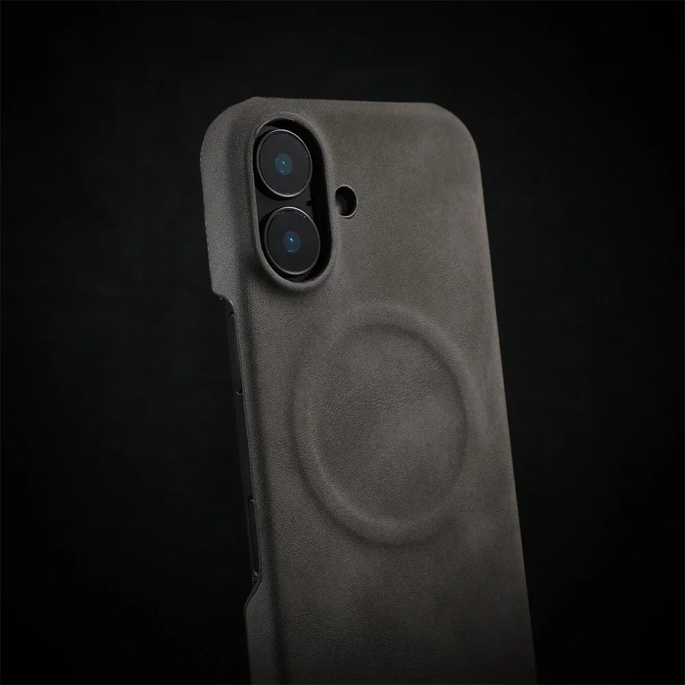PREMIUM RETRO LEATHER MAGSAFE CASE | WIRELESS CHARGING READY WITH MAGNETIC DESIGN FOR IPHONE | LUXURIOUS STYLE AND FUNCTIONALITY