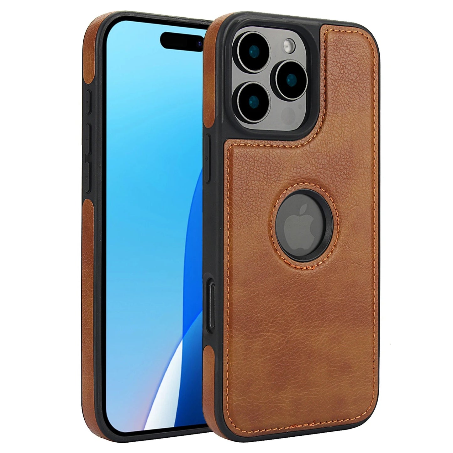 PREMIUM LEATHER IPHONE CASE | ELEGANT GENUINE LEATHER WITH CAMERA PROTECTION | DURABLE SHOCK-RESISTANT DESIGN FOR LUXURIOUS SAFEGUARDING