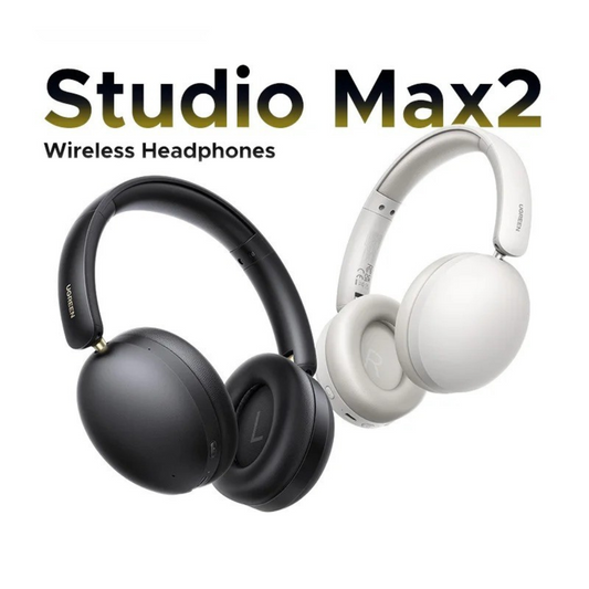 STUDIO MAX2 WIRELESS BLUETOOTH 5.4 HEADPHONES | 80H PLAYTIME, HIFI STEREO SOUND, BUILT-IN MICROPHONE | PREMIUM OVER-EAR DESIGN FOR IMMERSIVE AUDIO