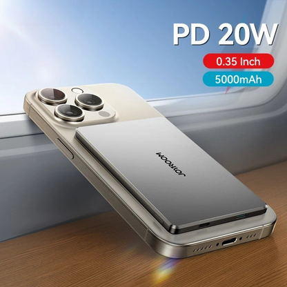 ULTRA-SLIM 20W MAGNETIC POWER BANK | 5000mAh & 10000mAh WIRELESS FAST CHARGING | 0.35 & 0.55-INCH PORTABLE CHARGER FOR IPHONE