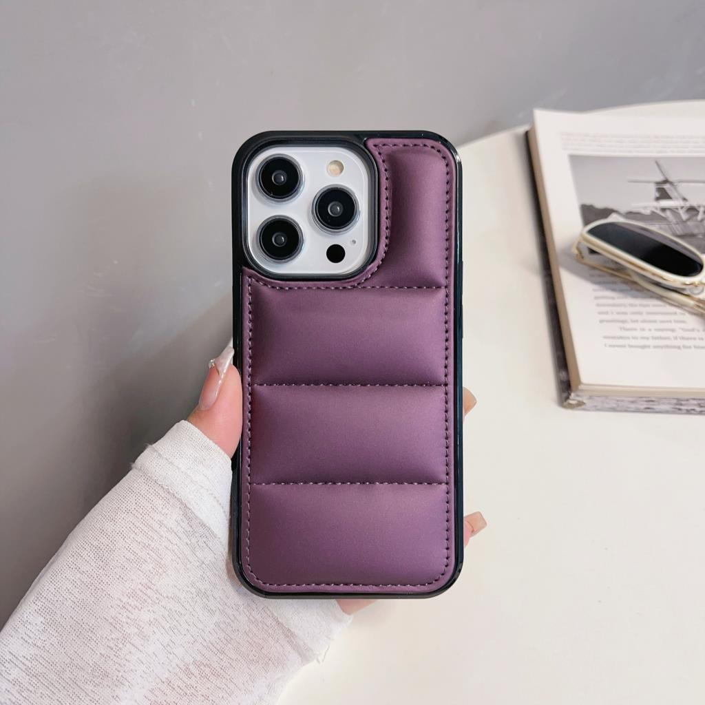 PADDED LUXURY IPHONE CASE | SOFT LEATHER-LIKE DESIGN WITH ELEGANT STITCHED DETAILING | SHOCKPROOF AND SLIM FIT FOR ELEGANT PROTECTION