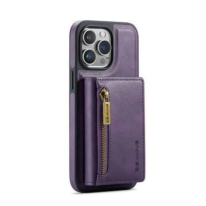 RETRO 2-IN-1 LEATHER IPHONE WALLET CASE | 2-IN-1 DETACHABLE MAGNETIC DESIGN WITH ZIPPERED STORAGE AND MULTIPLE CARD SLOTS | SHOCKPROOF AND ULTRA-PREMIUM PROTECTION WITH 360° CAMERA PROTECTION