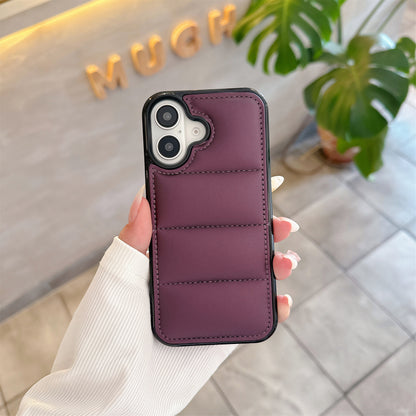 PADDED LUXURY IPHONE CASE | SOFT LEATHER-LIKE DESIGN WITH ELEGANT STITCHED DETAILING | SHOCKPROOF AND SLIM FIT FOR ELEGANT PROTECTION