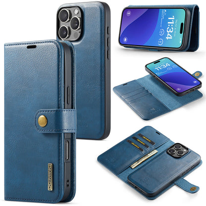LUXURY RETRO LEATHER IPHONE WALLET CASE | PREMIUM 2-IN-1 DESIGN WITH MAGNETIC FLIP COVER FOR 360° PROTECTION | ELEGANTLY CRAFTED WITH CARD SLOTS, KICKSTAND, AND WIRELESS CHARGING SUPPORT