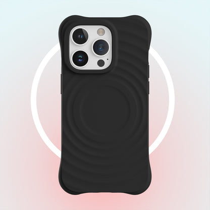 3D SOLID SILICONE IPHONE CASE | HIGH-QUALITY NON-SLIP SHOCKPROOF AND STYLISH TEXTURE | WIRELESS CHARGE MAGSAFE COMPATIBLE