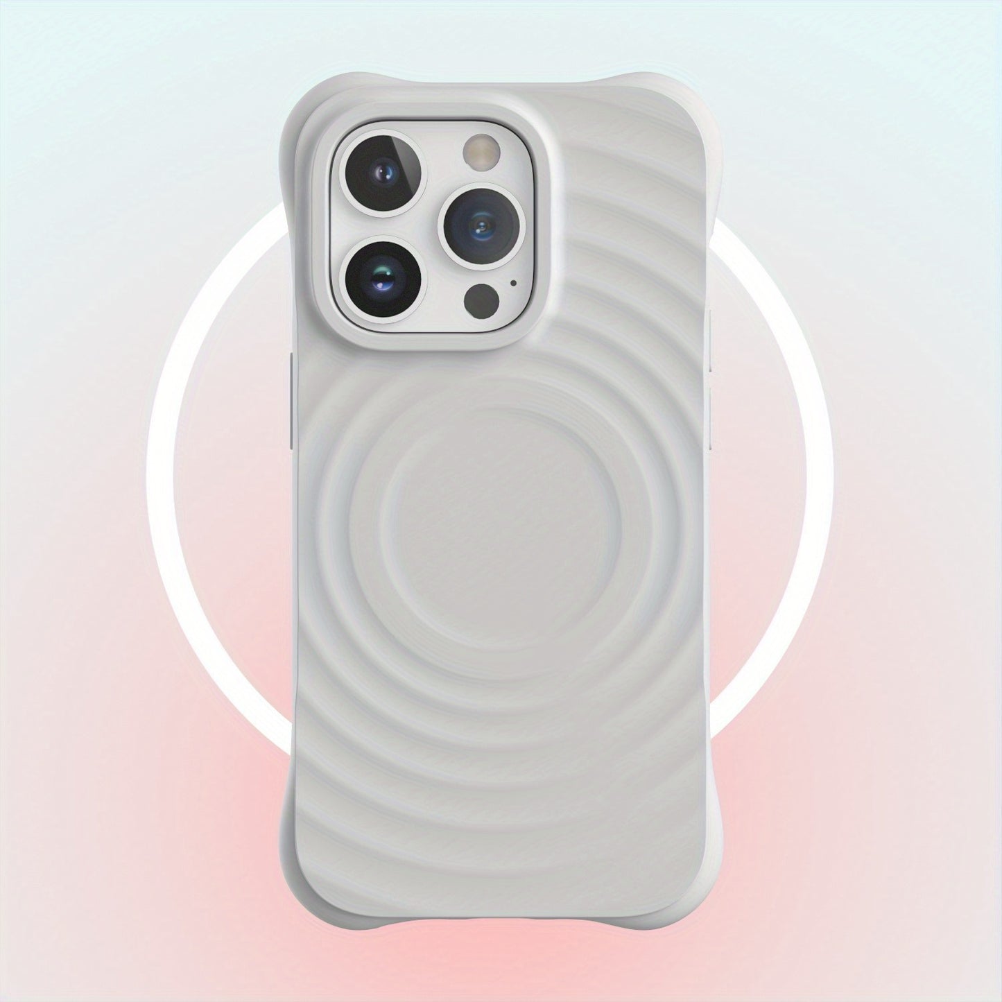 3D SOLID SILICONE IPHONE CASE | HIGH-QUALITY NON-SLIP SHOCKPROOF AND STYLISH TEXTURE | WIRELESS CHARGE MAGSAFE COMPATIBLE