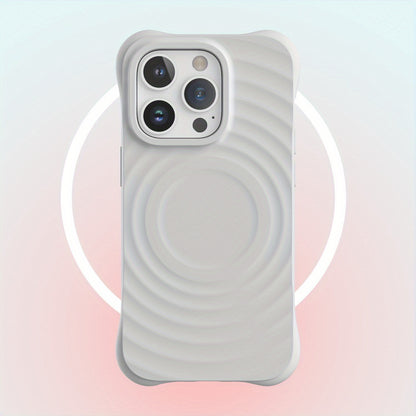 3D SOLID SILICONE IPHONE CASE | HIGH-QUALITY NON-SLIP SHOCKPROOF AND STYLISH TEXTURE | WIRELESS CHARGE MAGSAFE COMPATIBLE