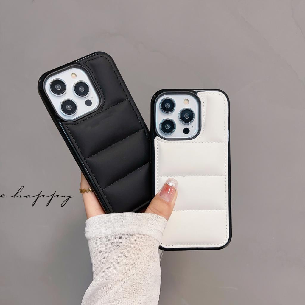 PADDED LUXURY IPHONE CASE | SOFT LEATHER-LIKE DESIGN WITH ELEGANT STITCHED DETAILING | SHOCKPROOF AND SLIM FIT FOR ELEGANT PROTECTION