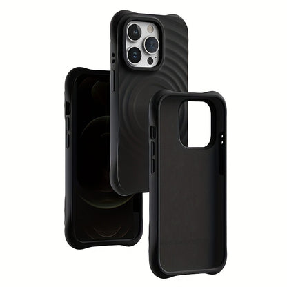 3D SOLID SILICONE IPHONE CASE | HIGH-QUALITY NON-SLIP SHOCKPROOF AND STYLISH TEXTURE | WIRELESS CHARGE MAGSAFE COMPATIBLE