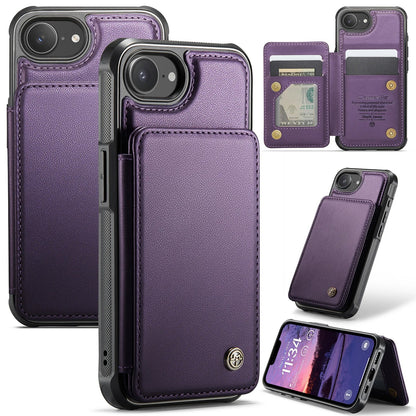 LUXURY MULTI-FUNCTION LEATHER APPLE IPHONE CASE | ELEGANT WALLET DESIGN WITH MAGNETIC FLIP COVER | CARD STORAGE WITH MULTIPLE SLOTS AND CASH HOLDER | 360° DROP PROTECTION AND MAGSAFE COMPATIBLE
