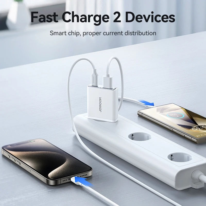 ULTRA-THIN 20W & 30W USB-C/A FAST CHARGER | PD FAST CHARGE & QC 3.0 | PORTABLE TRAVEL WALL ADAPTER