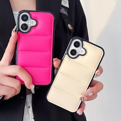PADDED LUXURY IPHONE CASE | SOFT LEATHER-LIKE DESIGN WITH ELEGANT STITCHED DETAILING | SHOCKPROOF AND SLIM FIT FOR ELEGANT PROTECTION