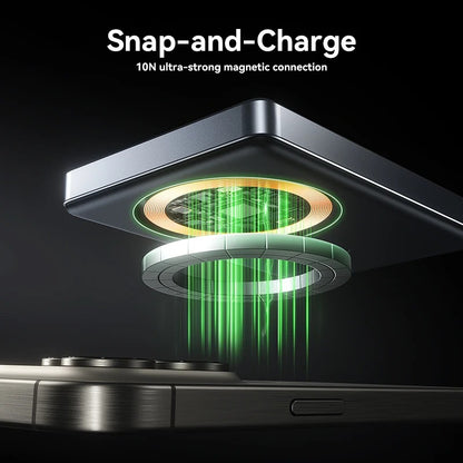 ULTRA-SLIM 20W MAGNETIC POWER BANK | 5000mAh & 10000mAh WIRELESS FAST CHARGING | 0.35 & 0.55-INCH PORTABLE CHARGER FOR IPHONE