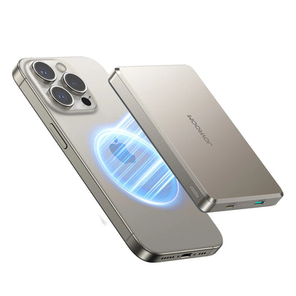 ULTRA-SLIM 20W MAGNETIC POWER BANK | 5000mAh & 10000mAh WIRELESS FAST CHARGING | 0.35 & 0.55-INCH PORTABLE CHARGER FOR IPHONE