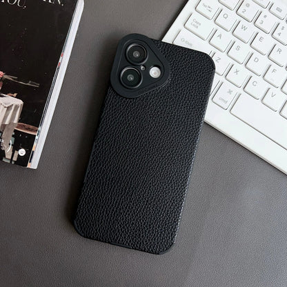 RETRO DUAL COLOR LEATHER TEXTURE CASE FOR IPHONE | PREMIUM CAMERA PROTECTION & ELEGANT LEATHER DESIGN | MAGSAFE COMPATIBLE