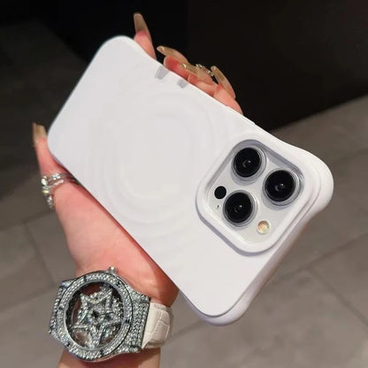 3D SOLID SILICONE IPHONE CASE | HIGH-QUALITY NON-SLIP SHOCKPROOF AND STYLISH TEXTURE | WIRELESS CHARGE MAGSAFE COMPATIBLE