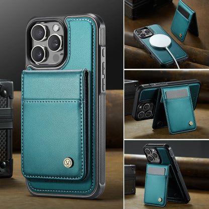 PREMIUM 2-IN-1 MAGNETIC LEATHER IPHONE CASE | SLEEK DESIGN WITH 360° SHOCK & DUST PROTECTION | DETACHABLE CARD HOLDER AND MAGSAFE COMPATIBILITY FOR ULTIMATE FUNCTIONALITY