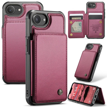 LUXURY MULTI-FUNCTION LEATHER APPLE IPHONE CASE | ELEGANT WALLET DESIGN WITH MAGNETIC FLIP COVER | CARD STORAGE WITH MULTIPLE SLOTS AND CASH HOLDER | 360° DROP PROTECTION AND MAGSAFE COMPATIBLE